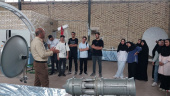 گزارش تصویری بازدید گروههایی از دانشجویان دانشکده فیزیک دانشگاه کاشان از فیزیکسرای این دانشگاه، پنجم خرداد ۱۴۰۴